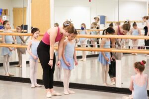 teaching littles ballet