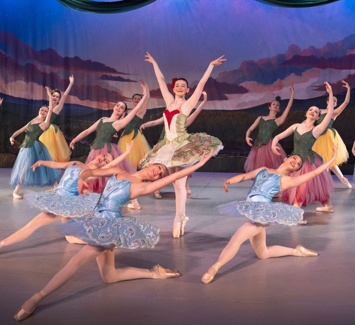ballet dancers on stage