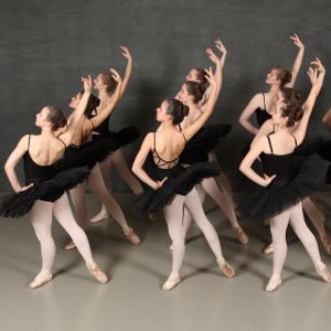 girls in ballet poses