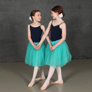 little girls posing in ballet
