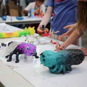 papier mache bugs